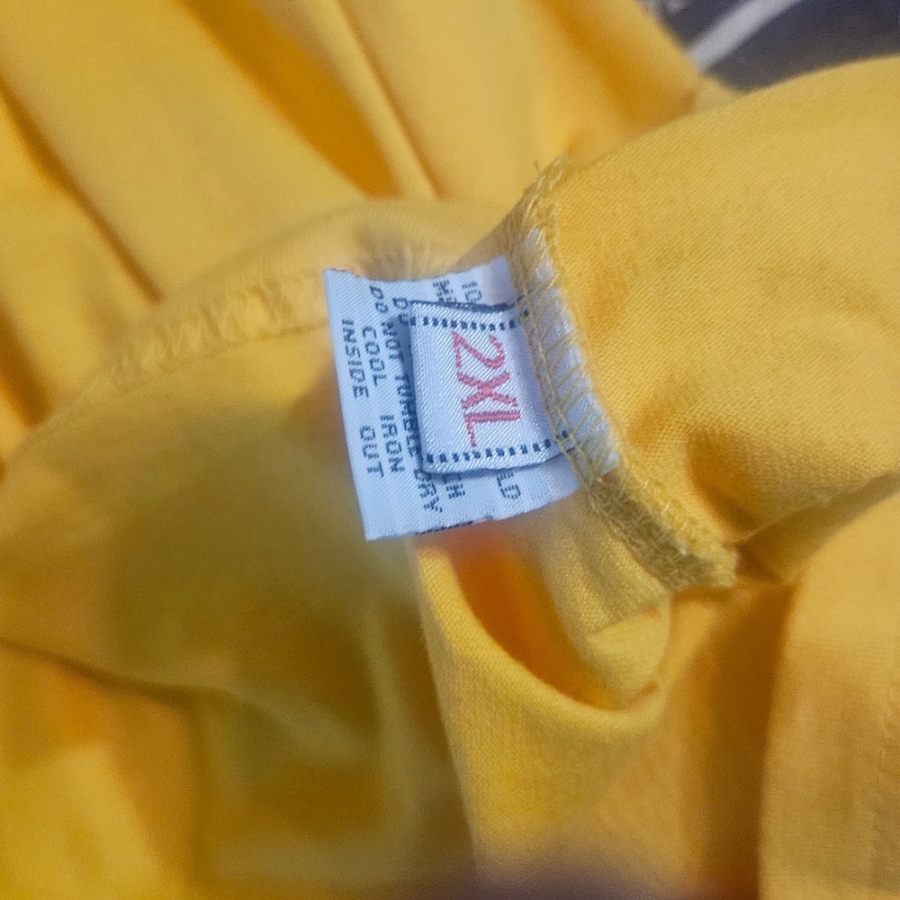 Evisu Yellow and Black Tee